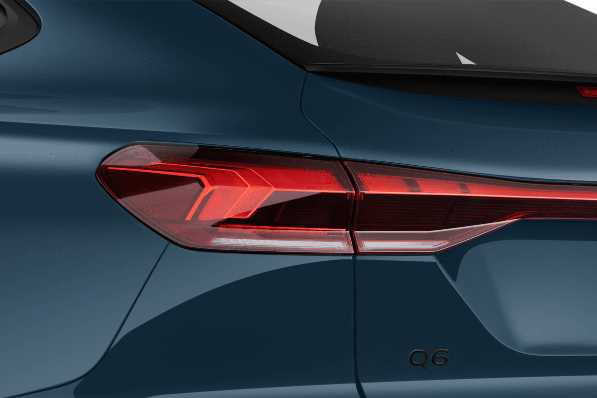 Heckleuchten eines Audi Q6 Sportback e-tron