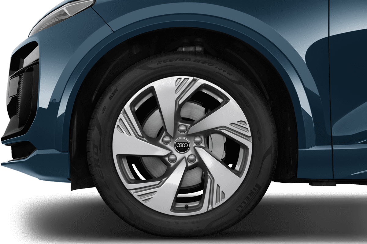 Radkappe oder Felge eines Audi Q6 Sportback e-tron
