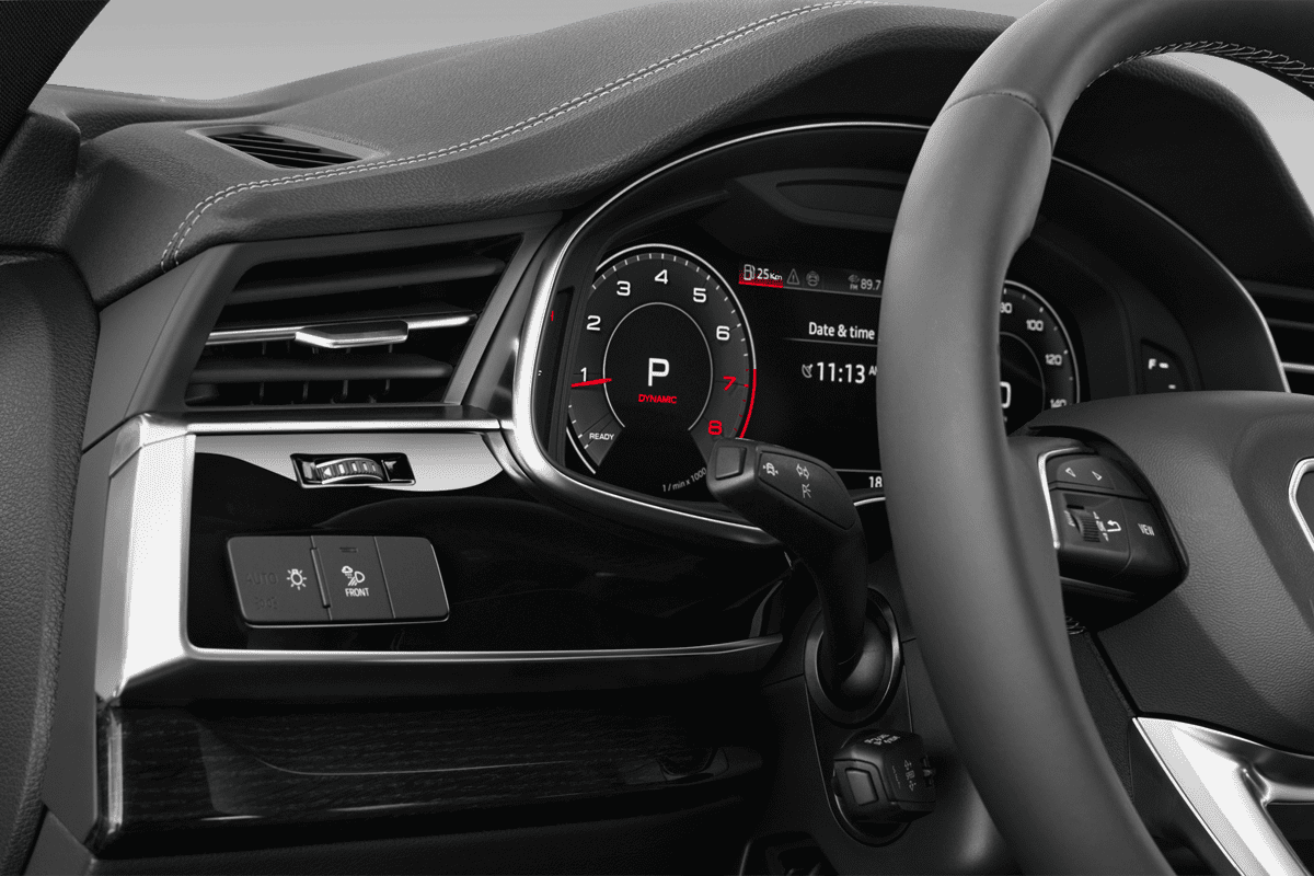 Lüftung eines Audi Q7 SUV