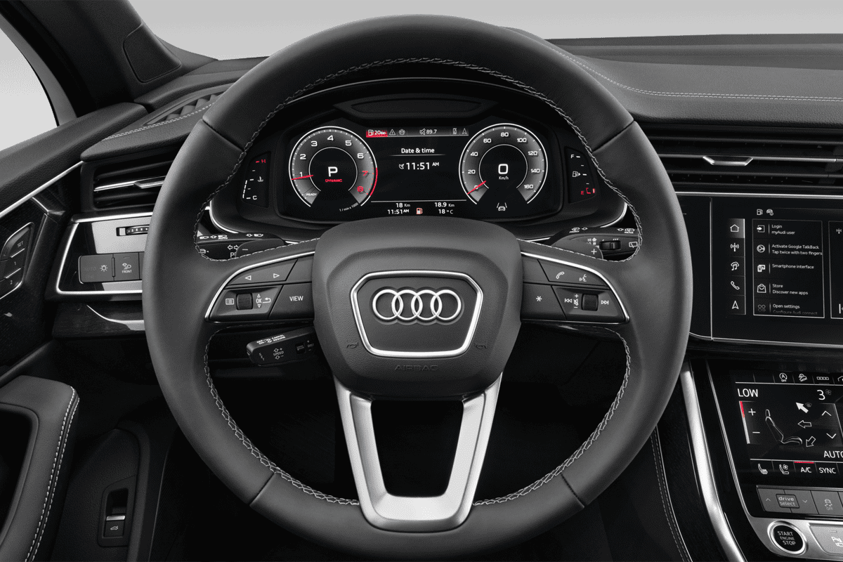 Lenkrad eines Audi Q7 SUV