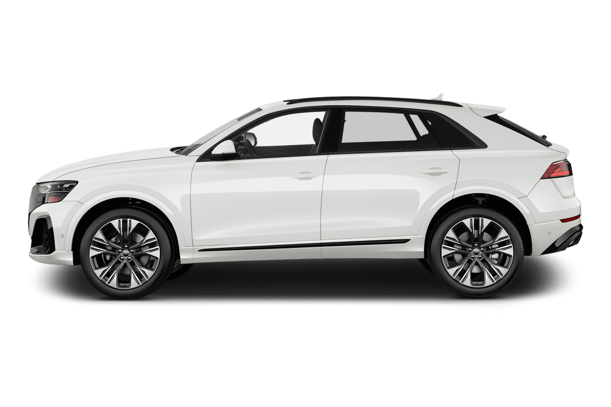 Seitenansicht eines Audi Q8 SUV TFSI e 