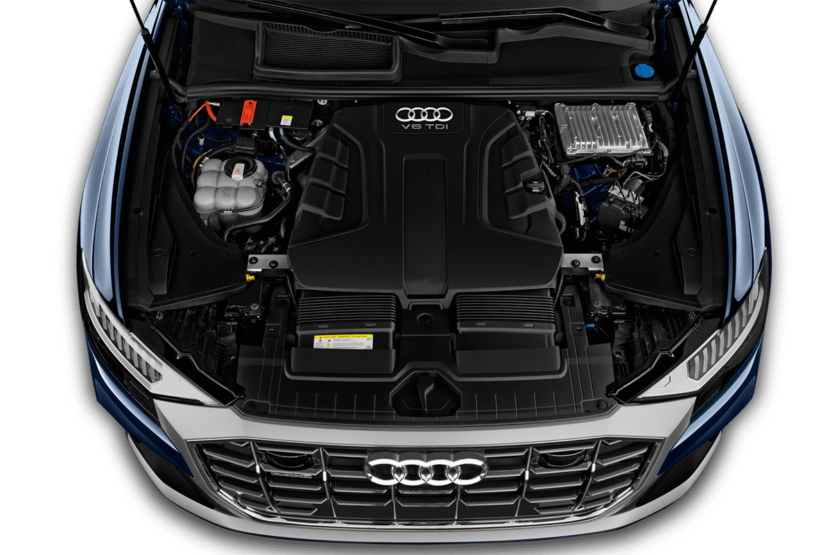 Motorraum eines Audi SQ8 e-tron