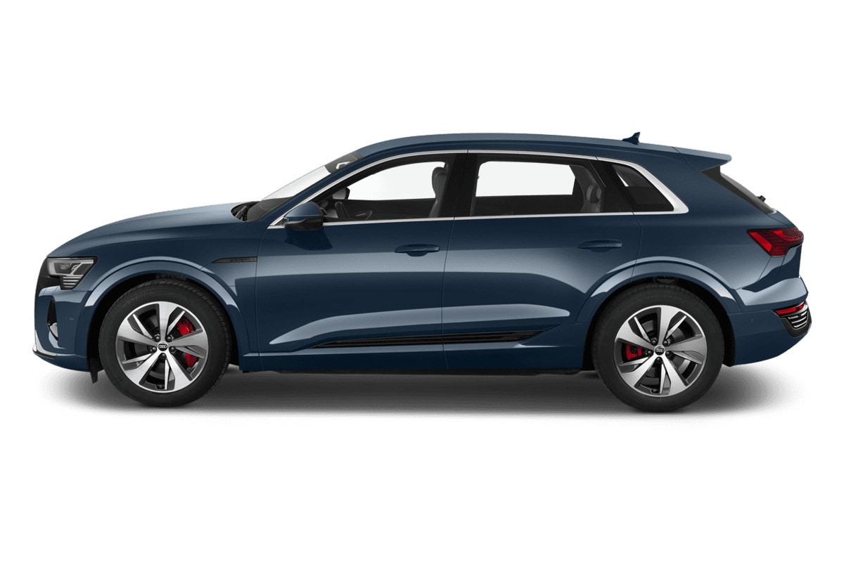 Seitenansicht eines Audi Q8 e-tron