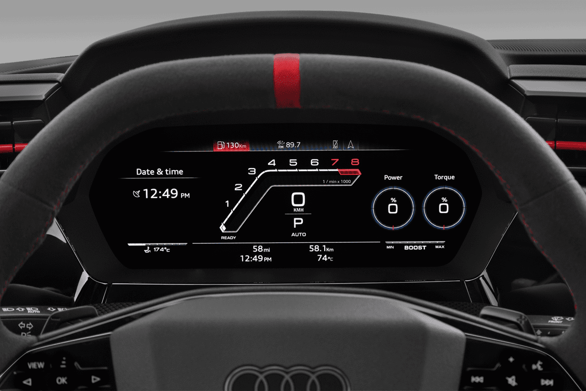 Kombiinstrument eines Audi RS3 Limousine