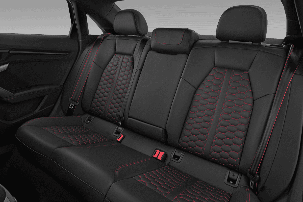 Rücksitzbank eines Audi RS3 Limousine