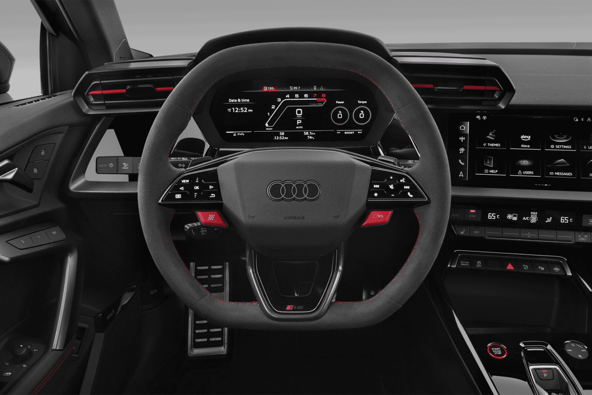 Lenkrad eines Audi RS3 Limousine