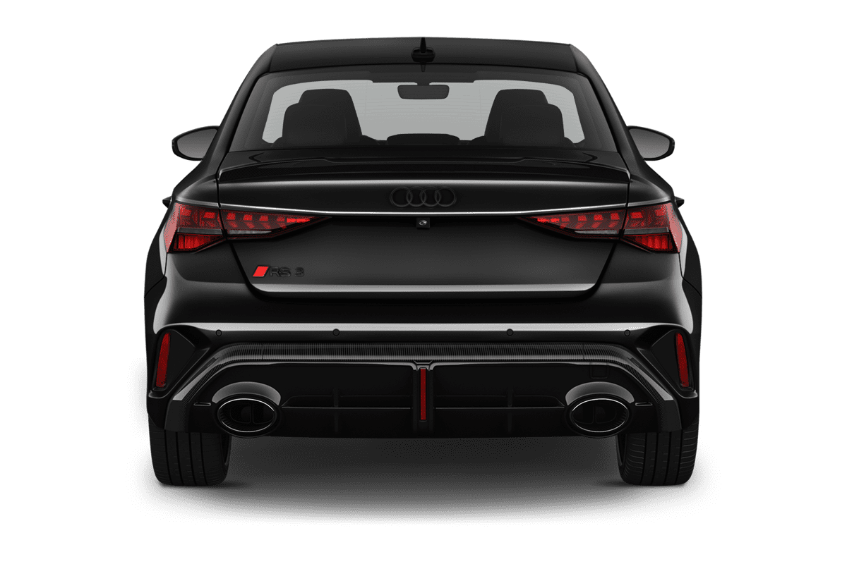 Heckansicht eines Audi A3 Limousine