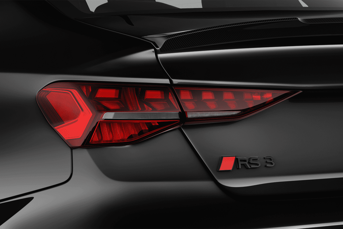 Heckleuchten eines Audi A3 Limousine