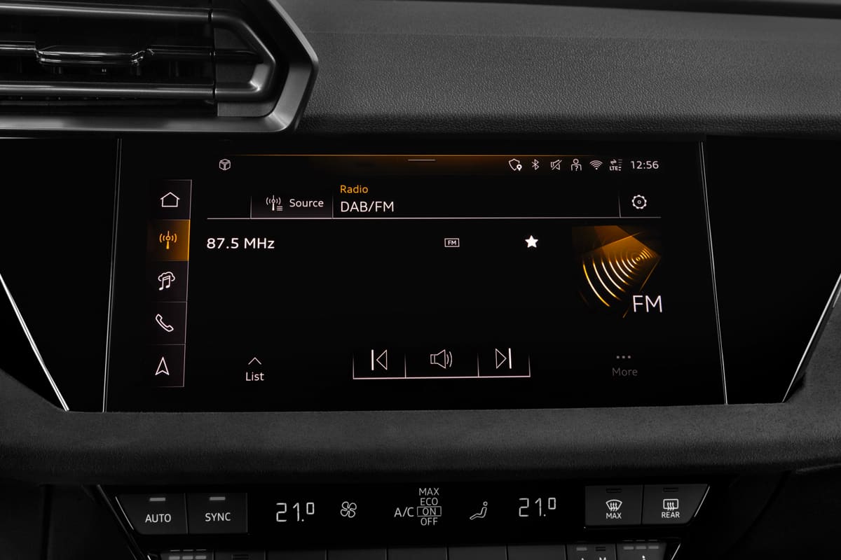 Audiosystem eines Audi RS3 Sportback 