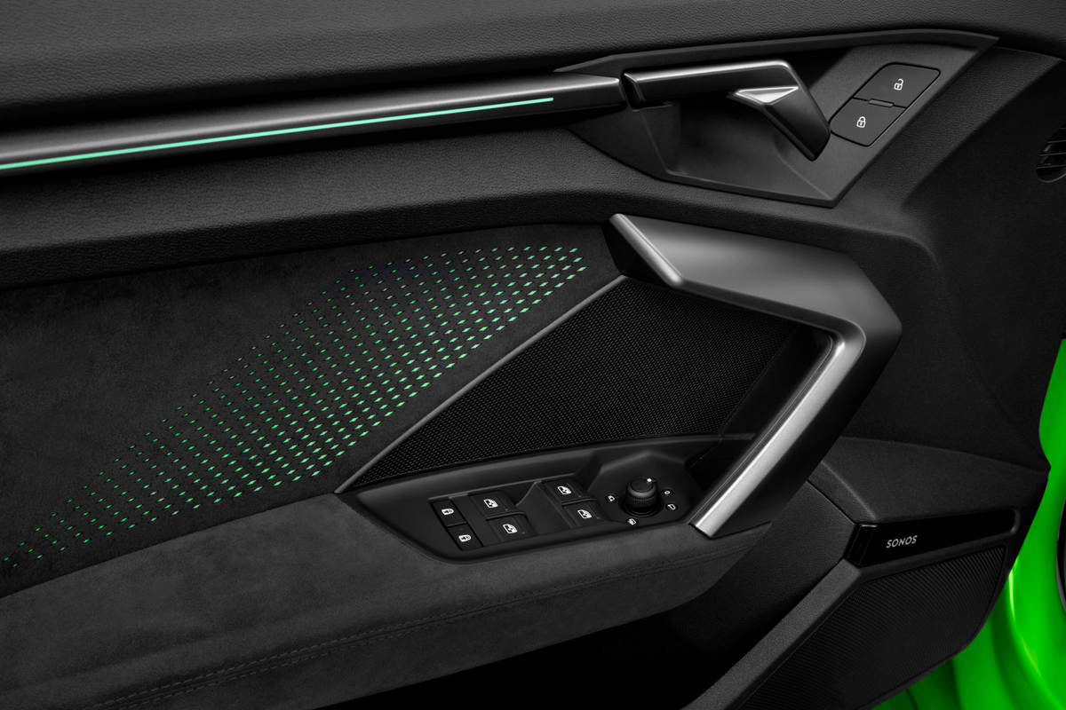 Türsteuerung eines Audi RS3 Sportback 