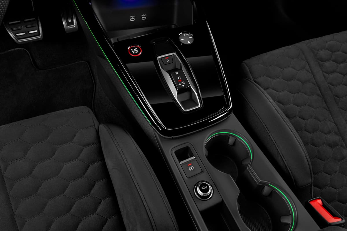 Schaltknüppel eines Audi RS3 Sportback 