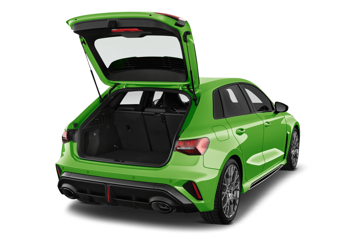 Kofferraum eines Audi RS3 Sportback 