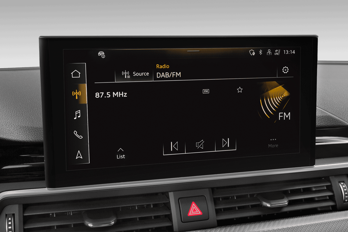 Audiosystem eines Audi RS4 Avant