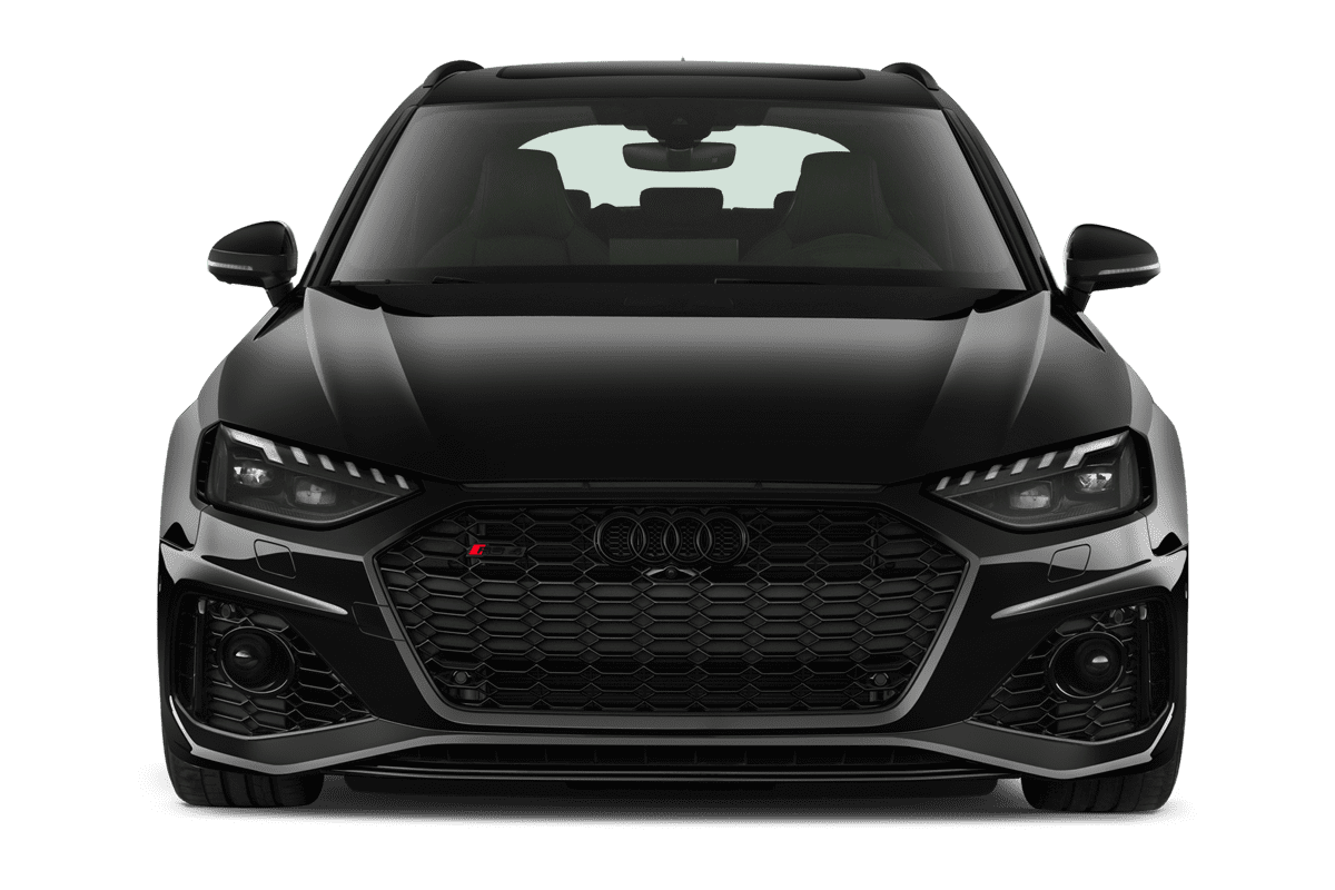 Frontansicht eines Audi RS4 Avant, freigestellt