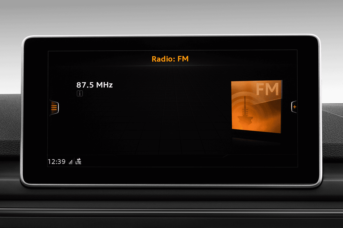 Audiosystem eines Audi RS5 Coupé