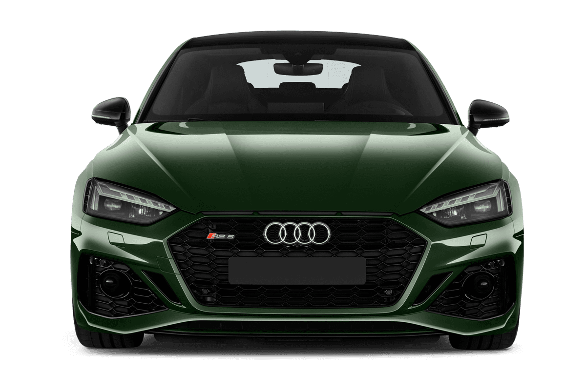 Frontansicht eines Audi RS5 Sportback, freigestellt