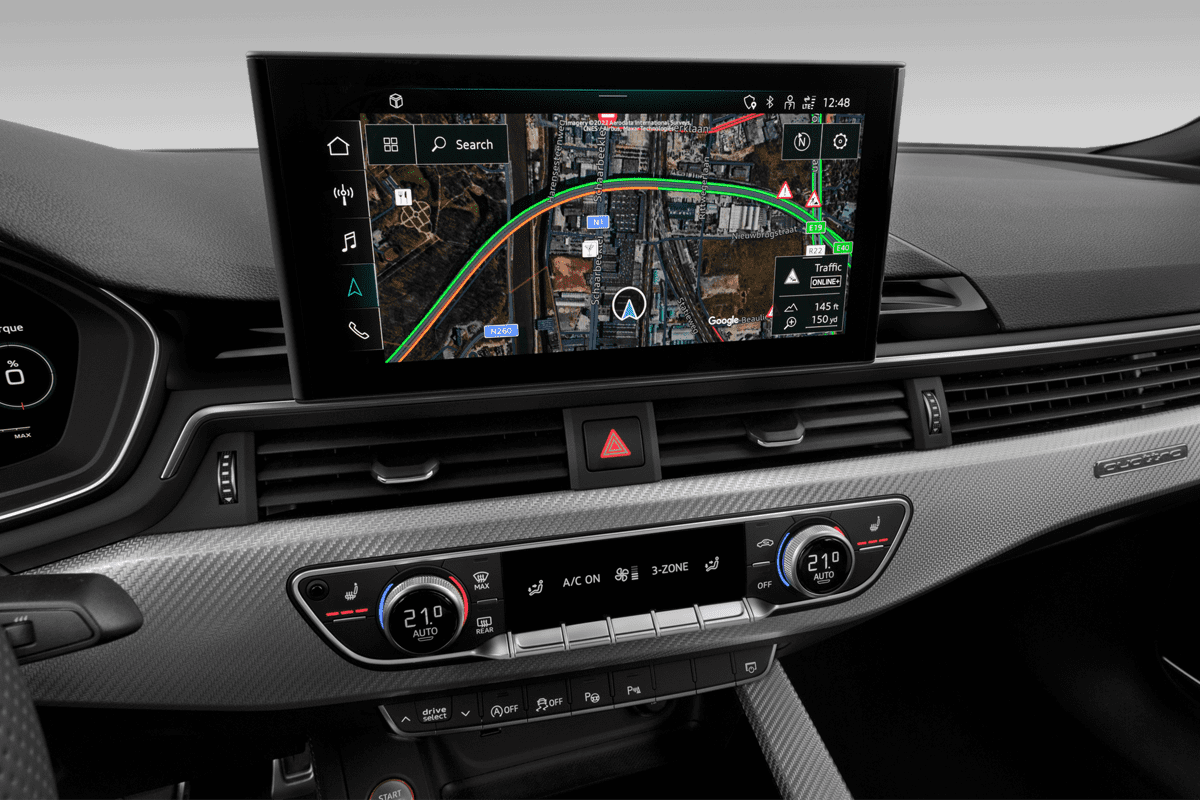 Mittelkonsole eines Audi RS5 Sportback