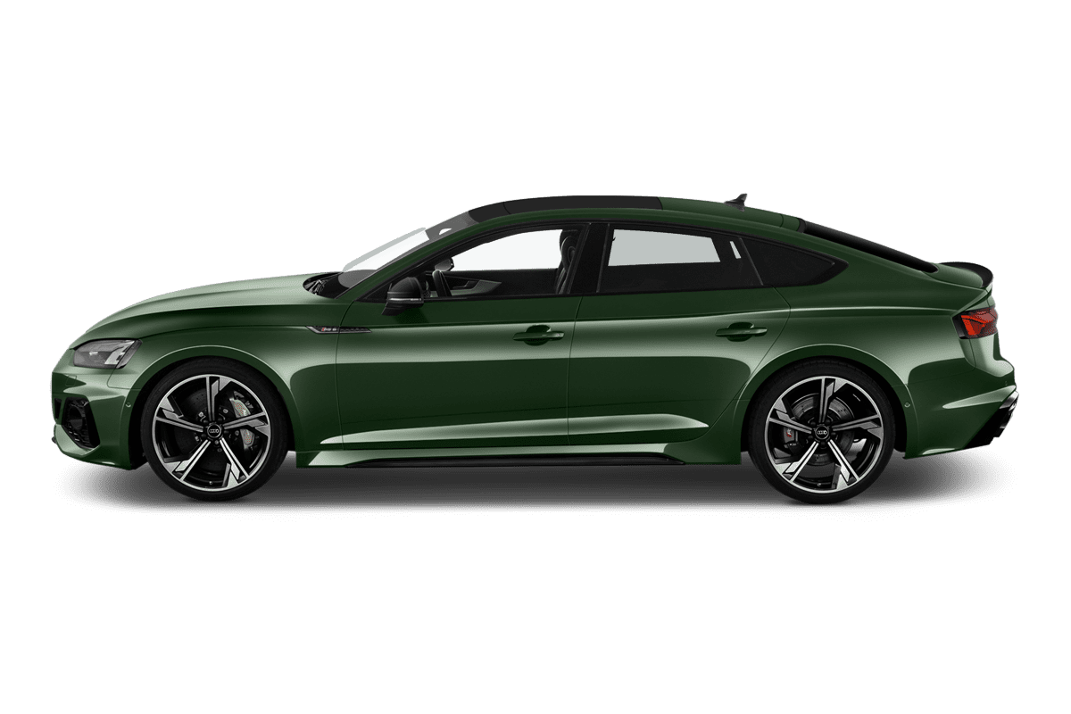 Seitenansicht eines Audi RS5 Sportback