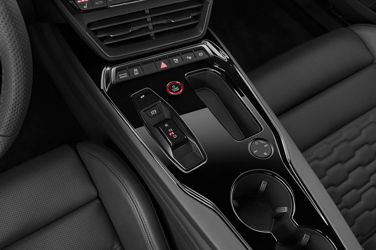 Schaltknüppel eines Audi RS e-tron GT
