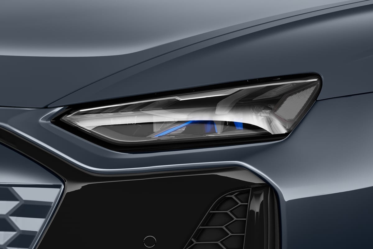 Frontscheinwerfer eines Audi RS e-tron GT