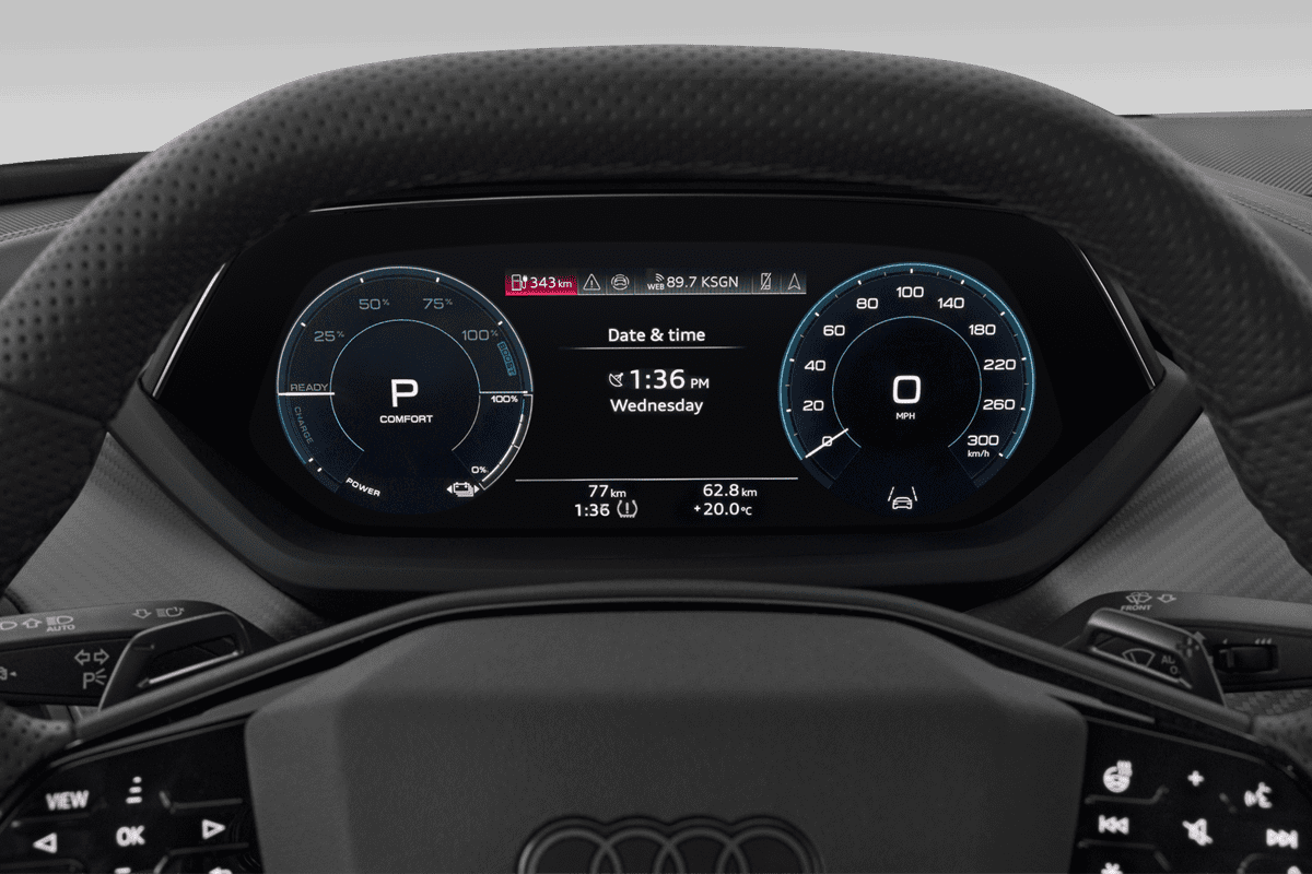 Kombiinstrument eines Audi RS e-tron GT