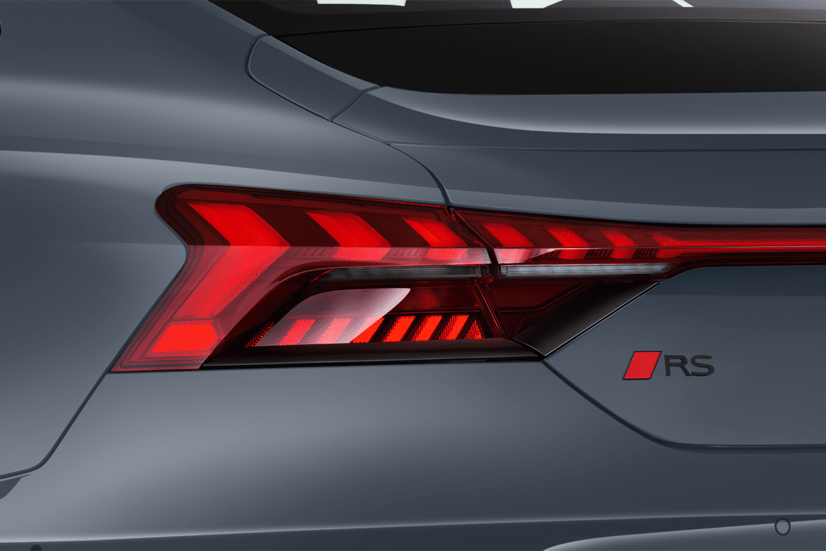 Heckleuchten eines Audi RS e-tron GT