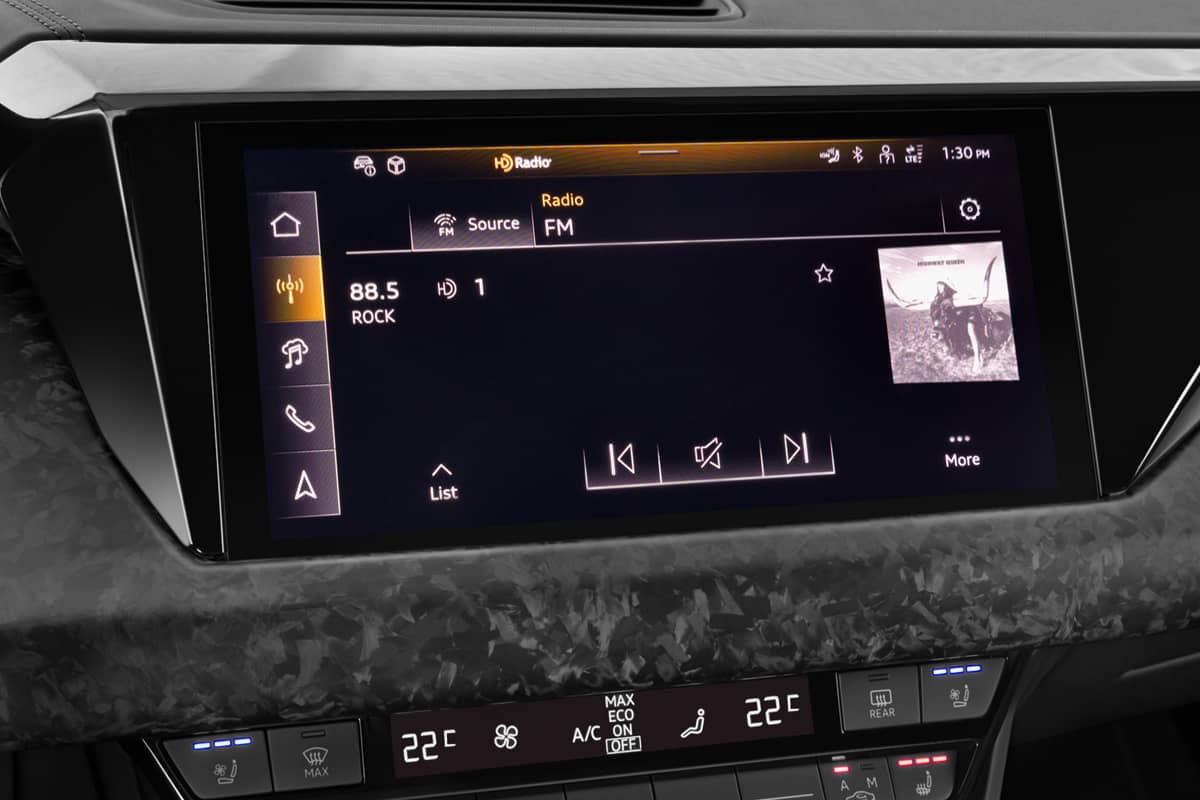 Audiosystem eines Audi RS e-tron GT