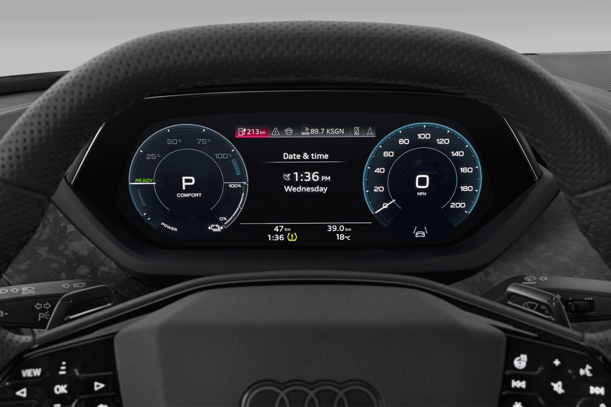 Kombiinstrument eines Audi RS e-tron GT