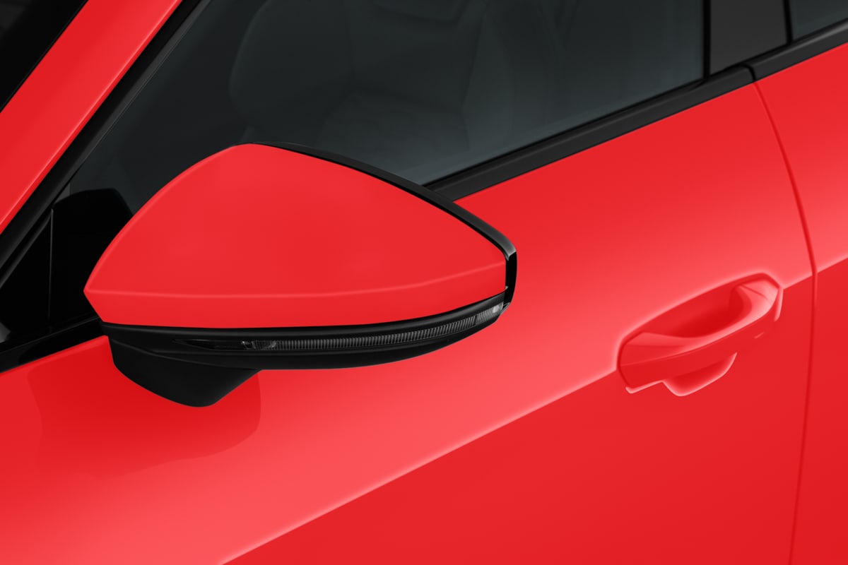 Rückspiegel eines Audi RS e-tron GT