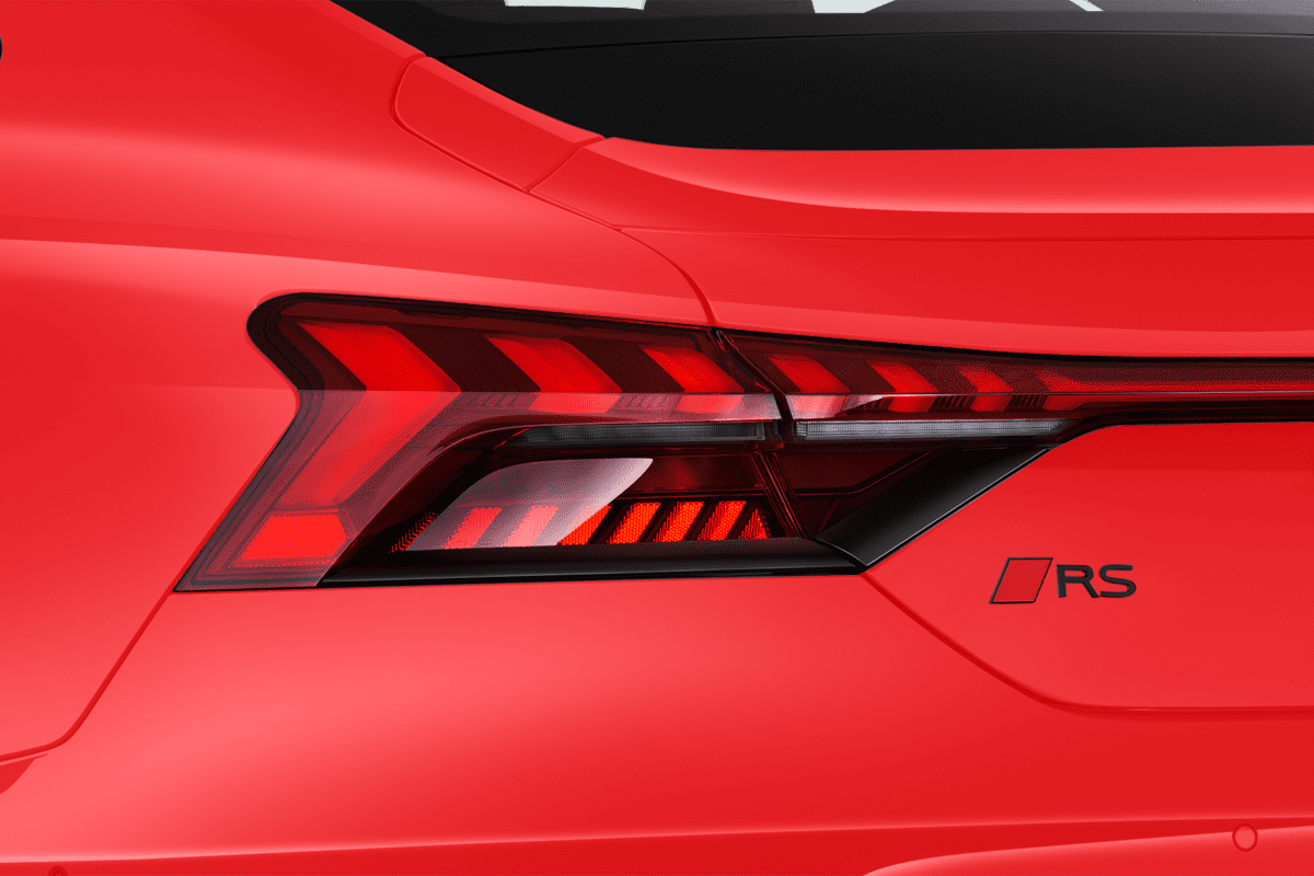 Heckleuchten eines Audi RS e-tron GT