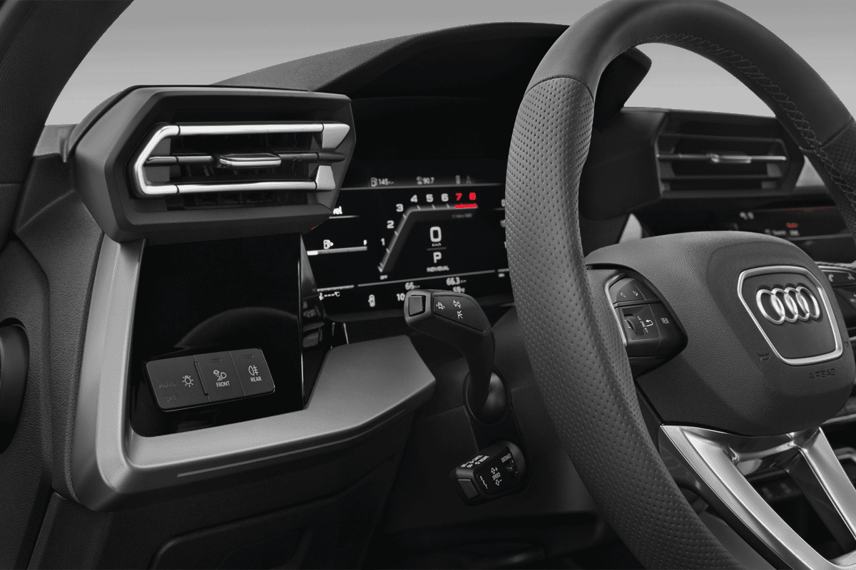 Lüftung eines Audi S3 Limousine