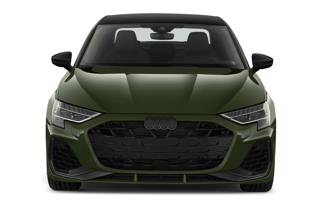 Frontansicht eines Audi S3 Limousine, freigestellt