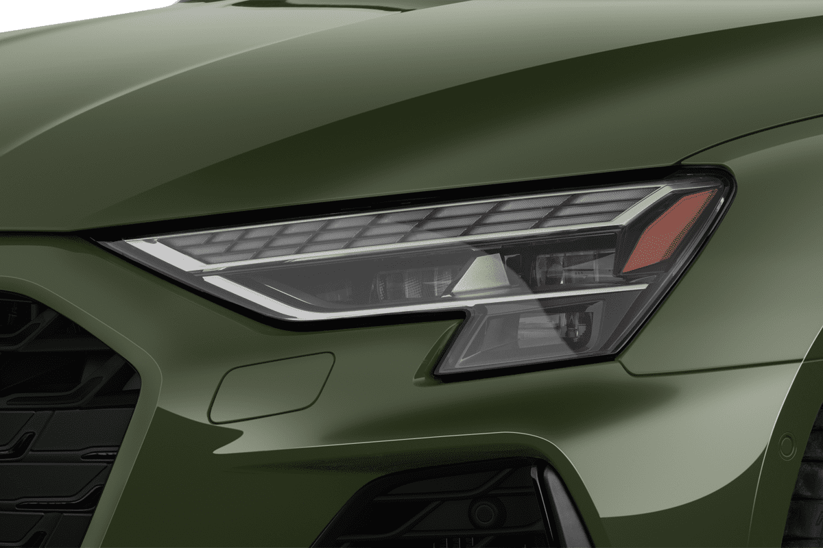 Frontscheinwerfer eines Audi S3 Limousine