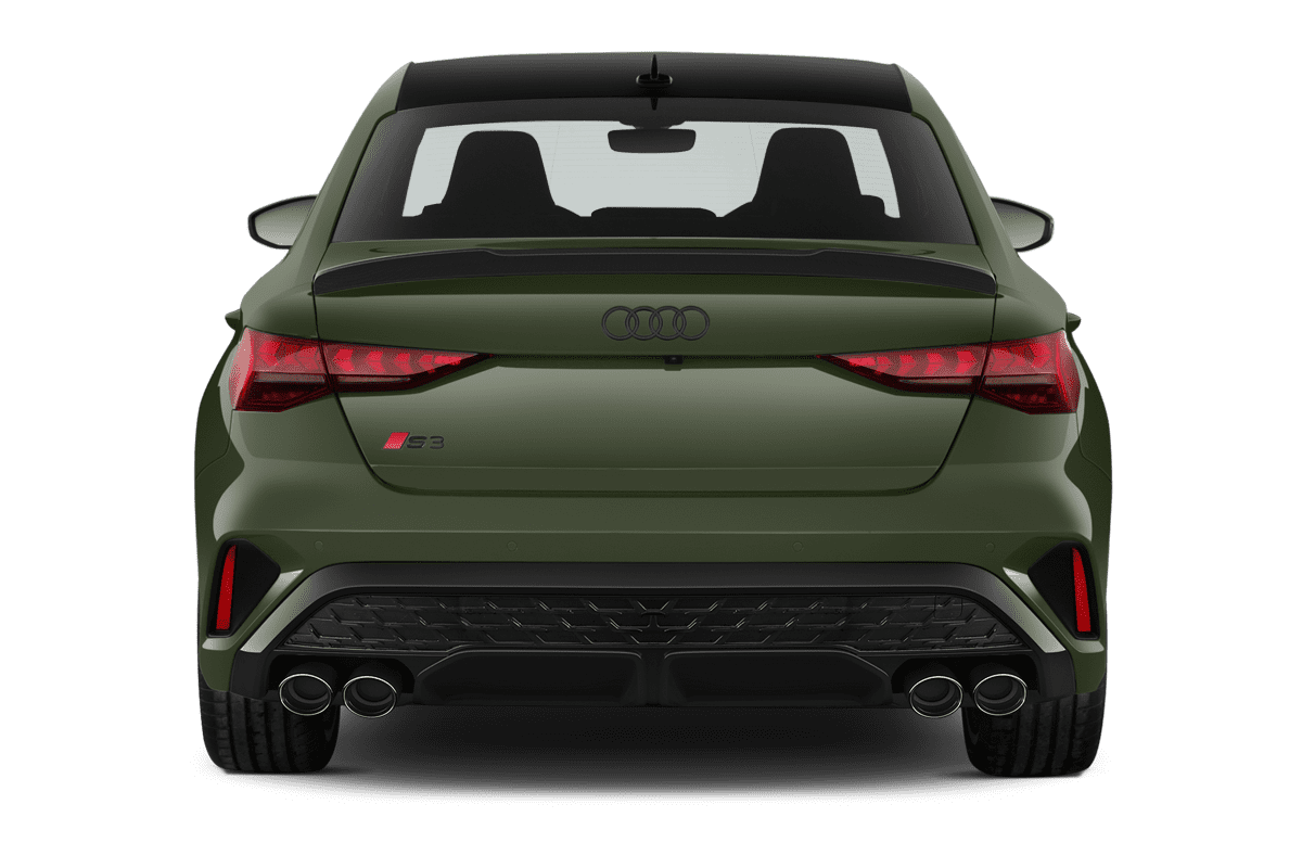 Heckansicht eines Audi S3 Limousine