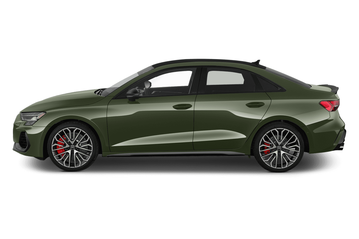 Seitenansicht eines Audi S3 Limousine