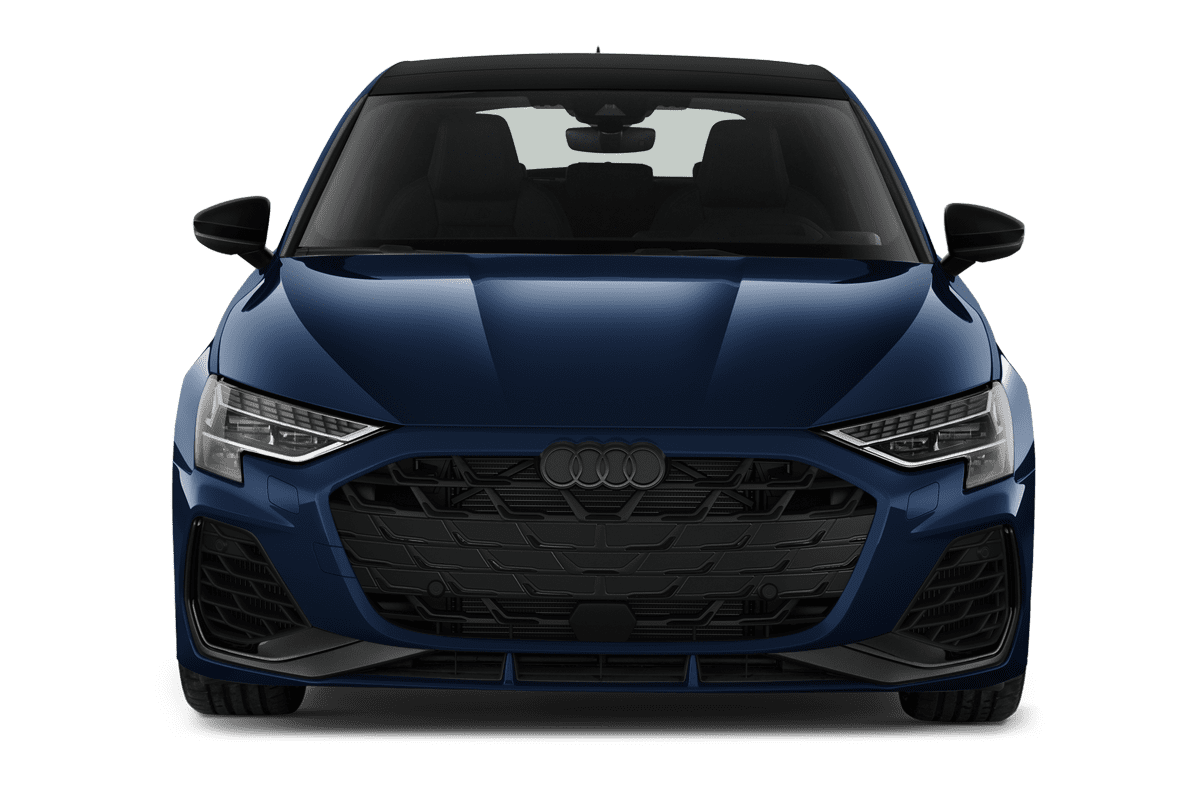 Frontansicht eines Audi S3 Sportback , freigestellt