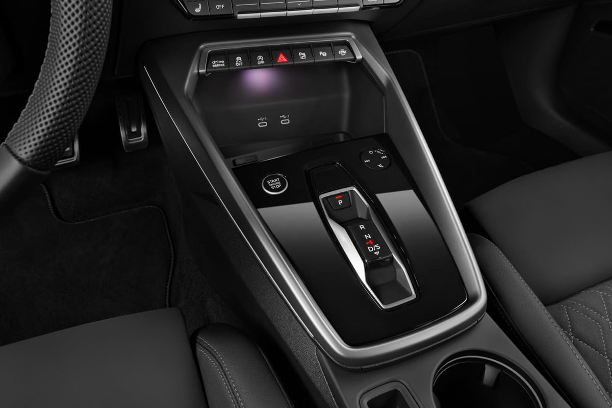 Schaltknüppel eines Audi S3 Sportback 