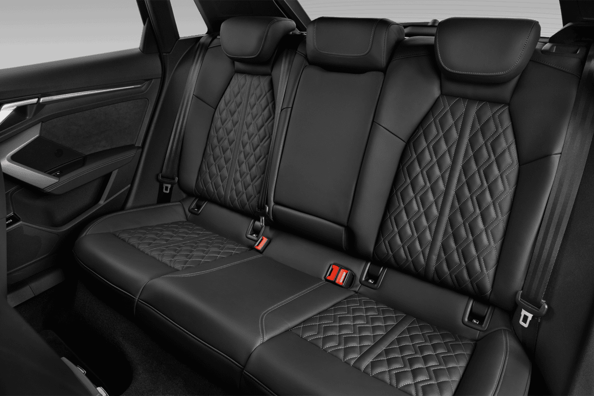 Rücksitzbank eines Audi S3 Sportback 