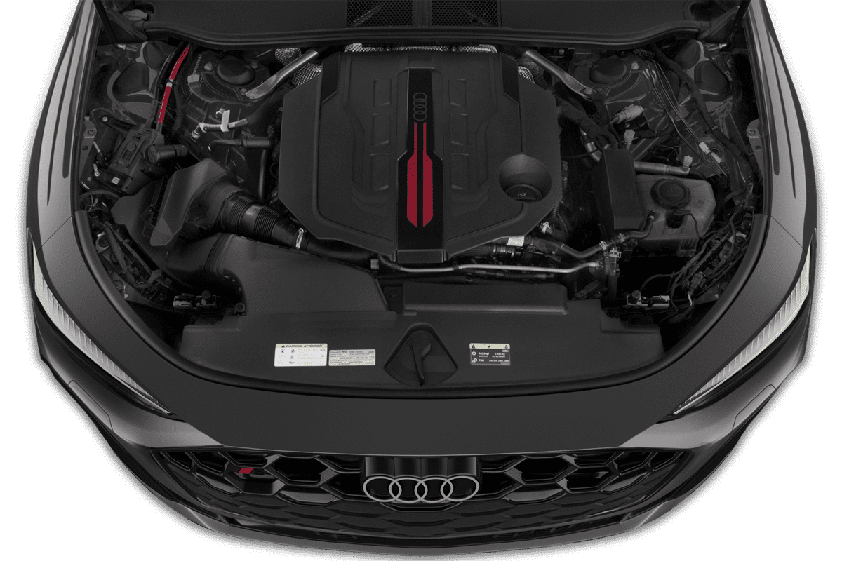 Motorraum eines Audi S5 Limousine 