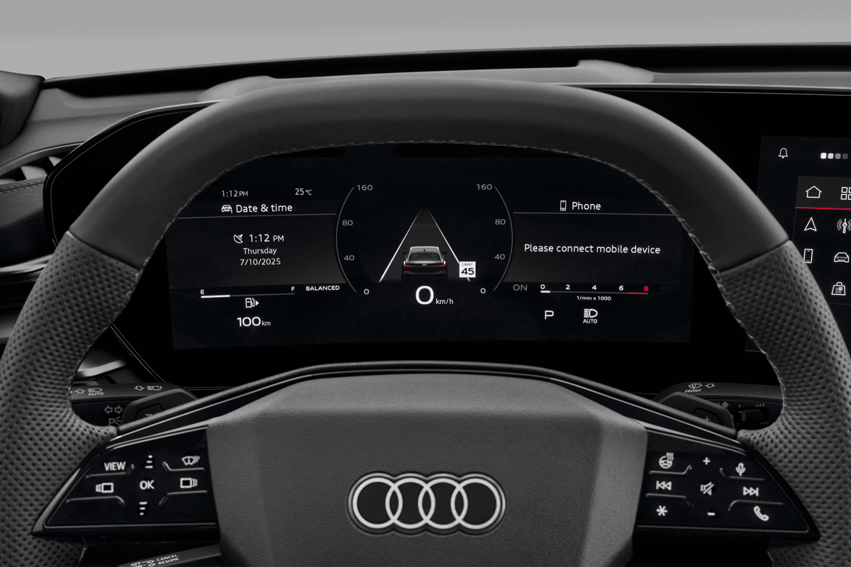 Kombiinstrument eines Audi S5 Limousine 