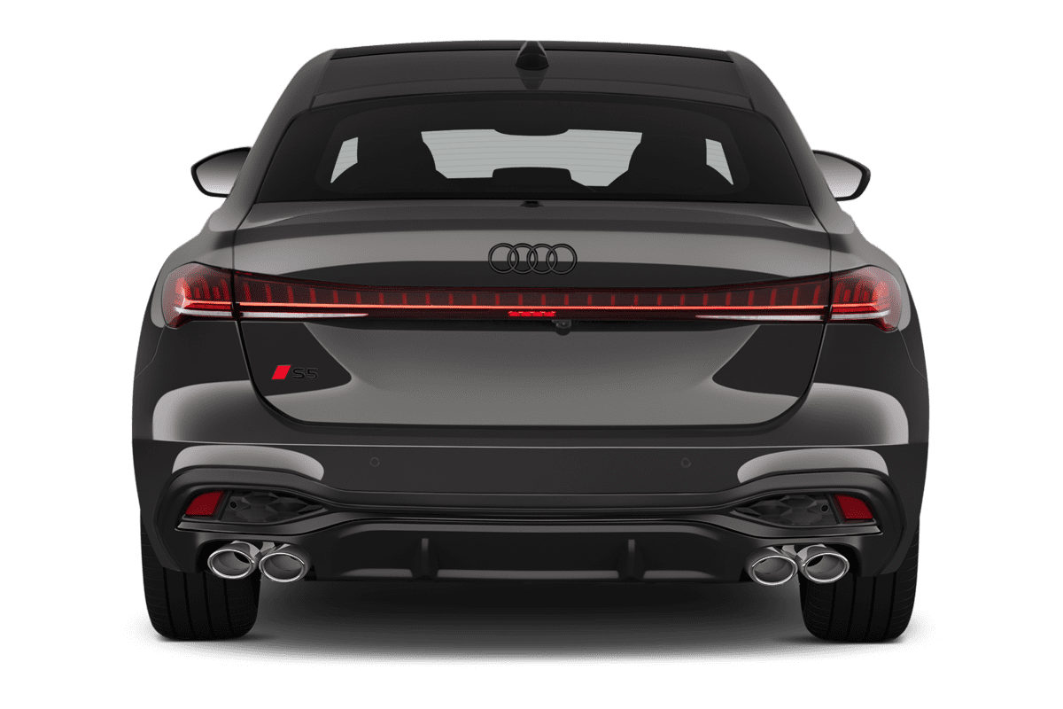 Heckansicht eines Audi S5 Limousine 