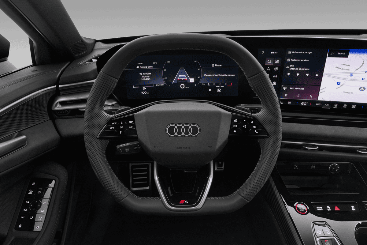 Lenkrad eines Audi S5 Limousine 