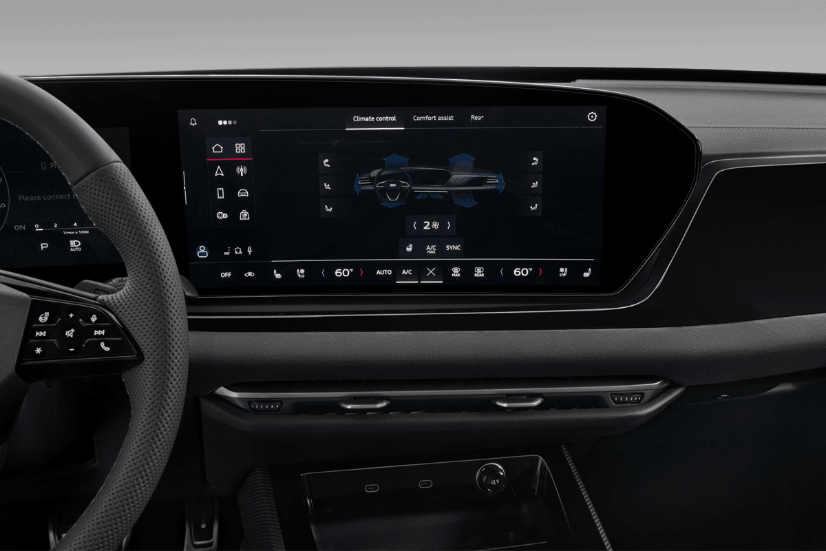 Klimasteuerung eines Audi S5 Limousine 