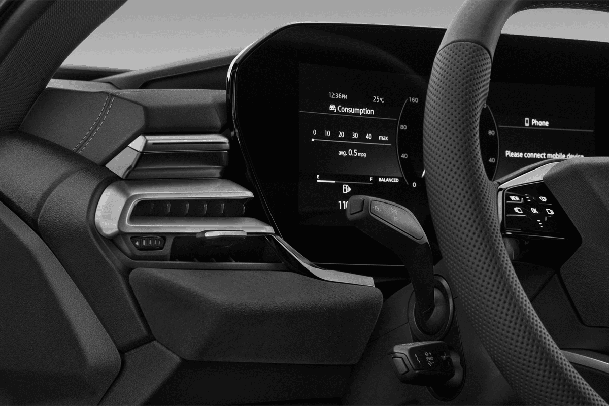 Lüftung eines Audi S5 Limousine 