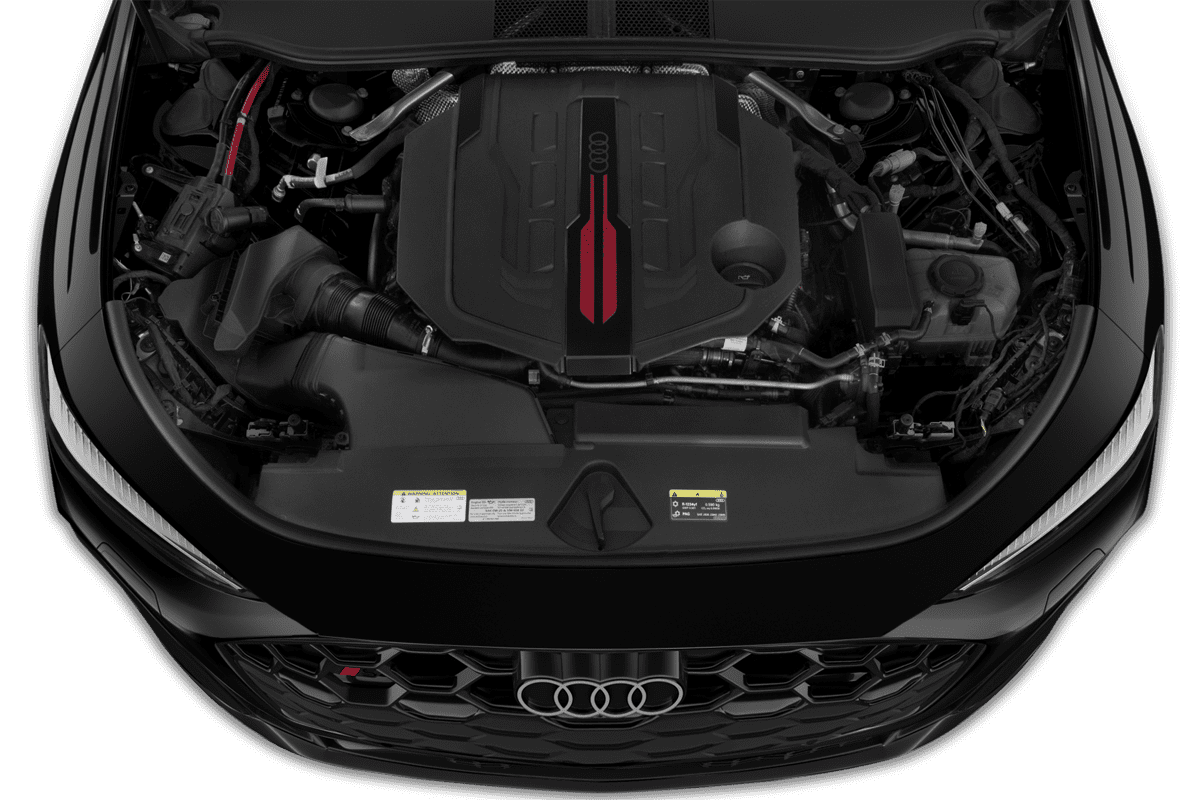 Motorraum eines Audi S5 Limousine 
