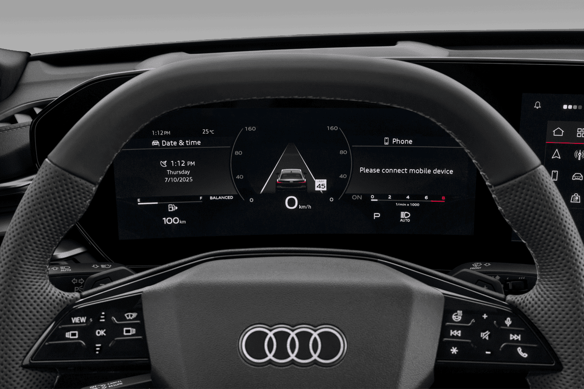 Kombiinstrument eines Audi S5 Limousine 