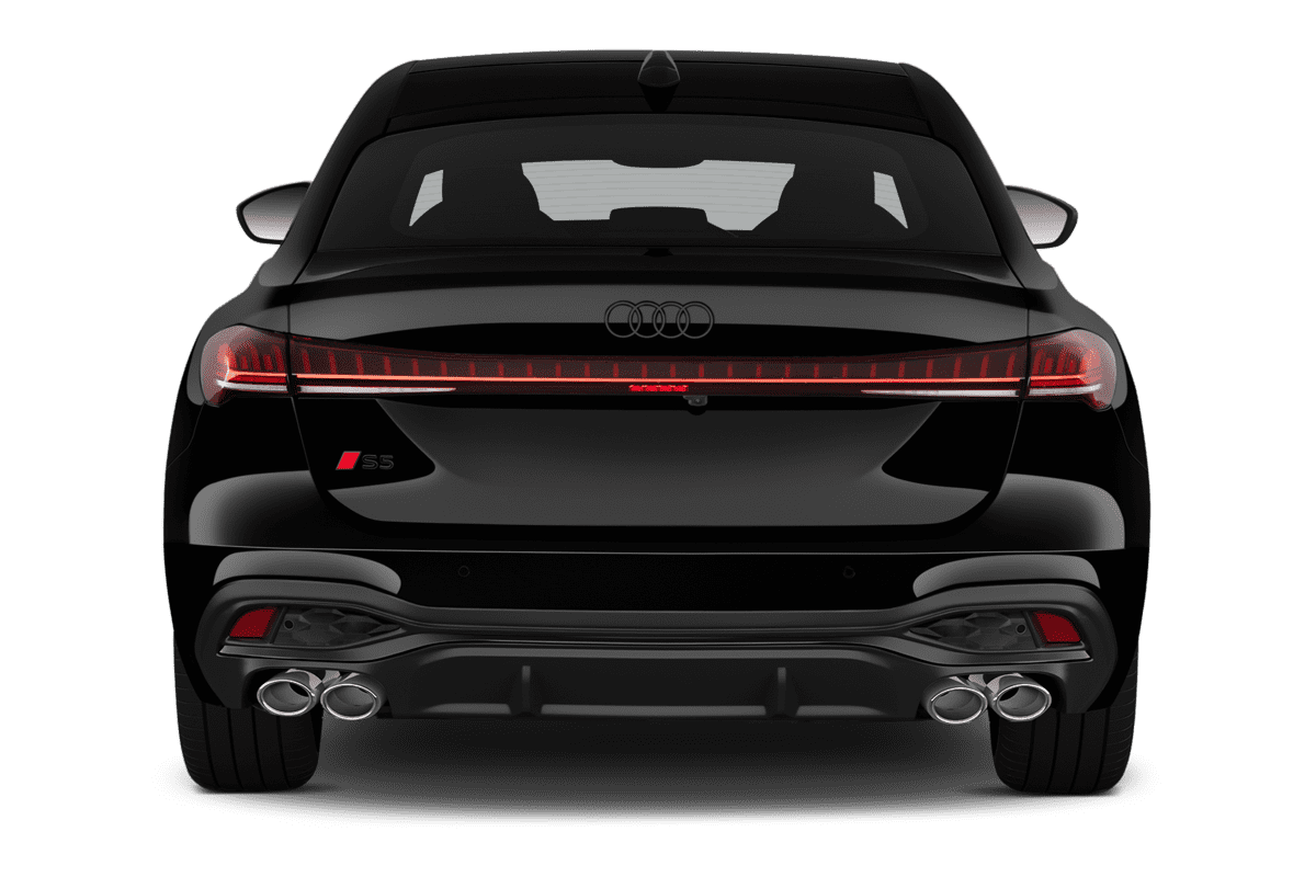 Heckansicht eines Audi S5 Limousine 
