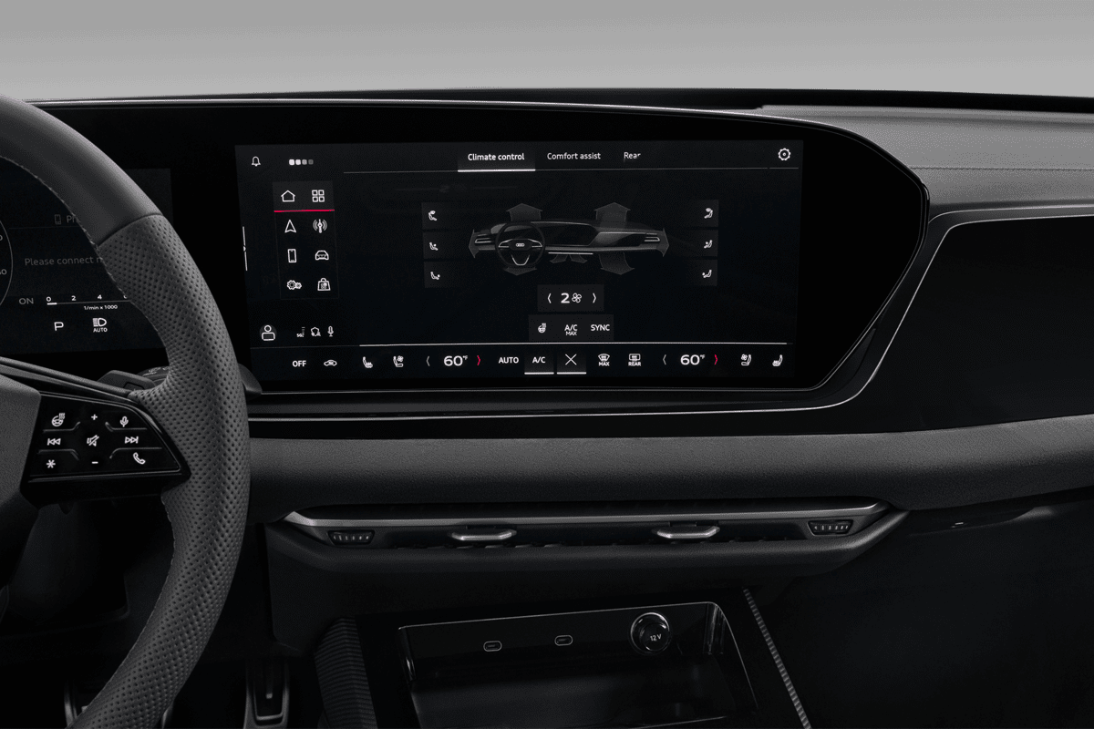 Klimasteuerung eines Audi S5 Limousine 