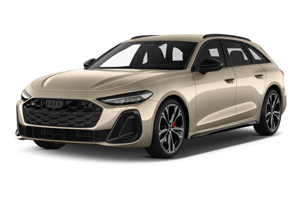 Schräge Frontansicht eines Audi S5 Avant , freigestellt