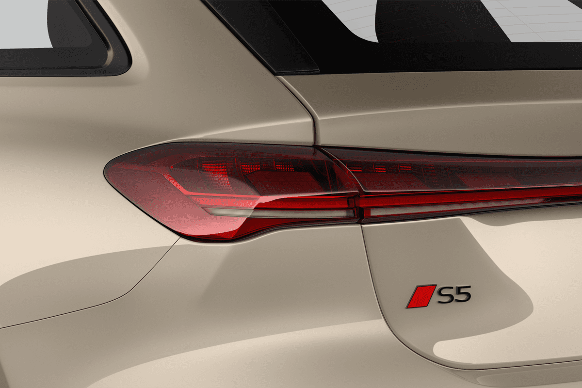 Heckleuchten eines Audi S5 Avant 